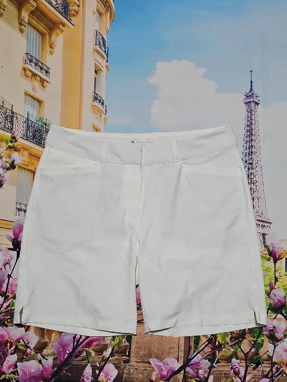 Adidas White Golf Shorts Size 10 New